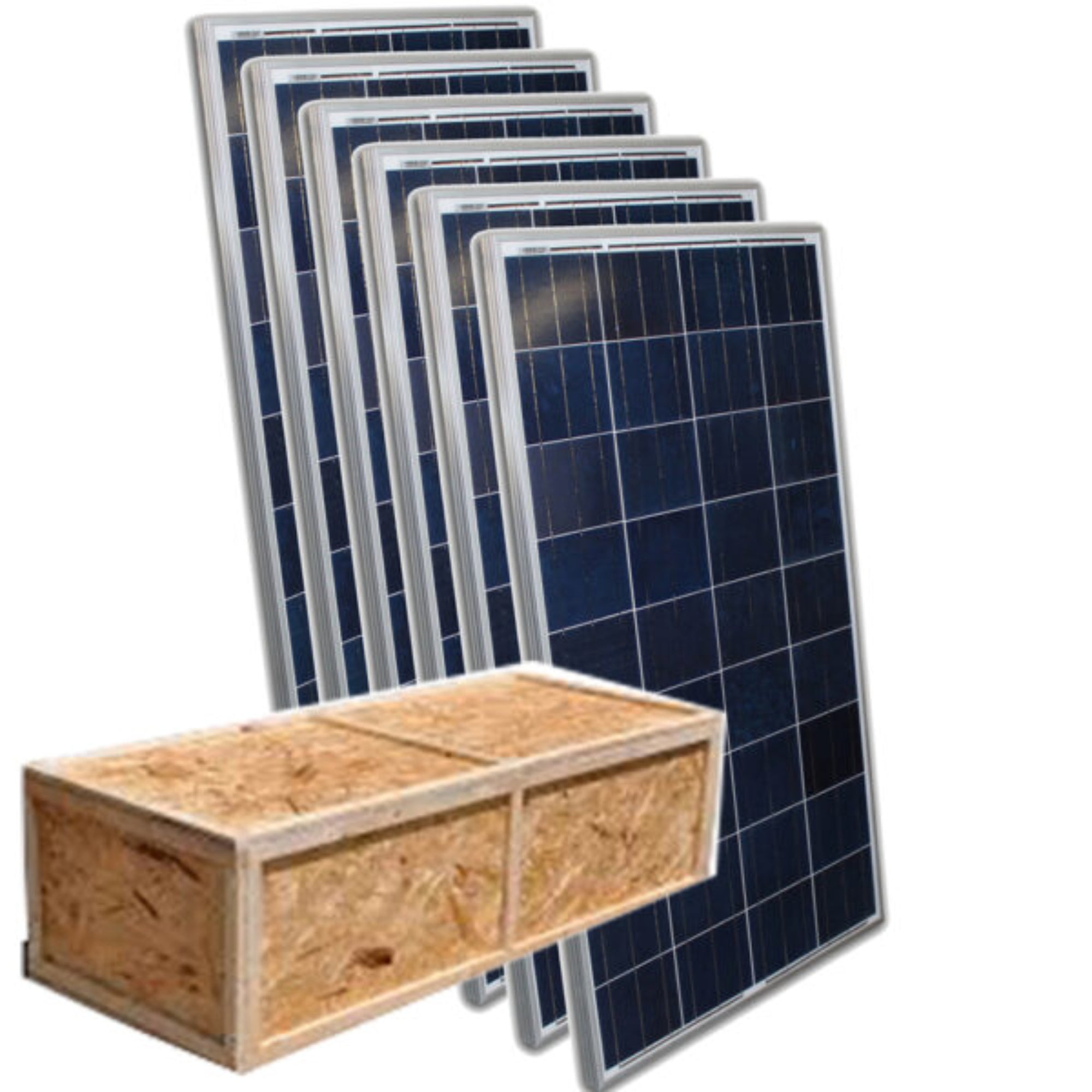 AIMS Power | 330 Watt Monocrystalline Solar Panel | Pack of 6 Panels
