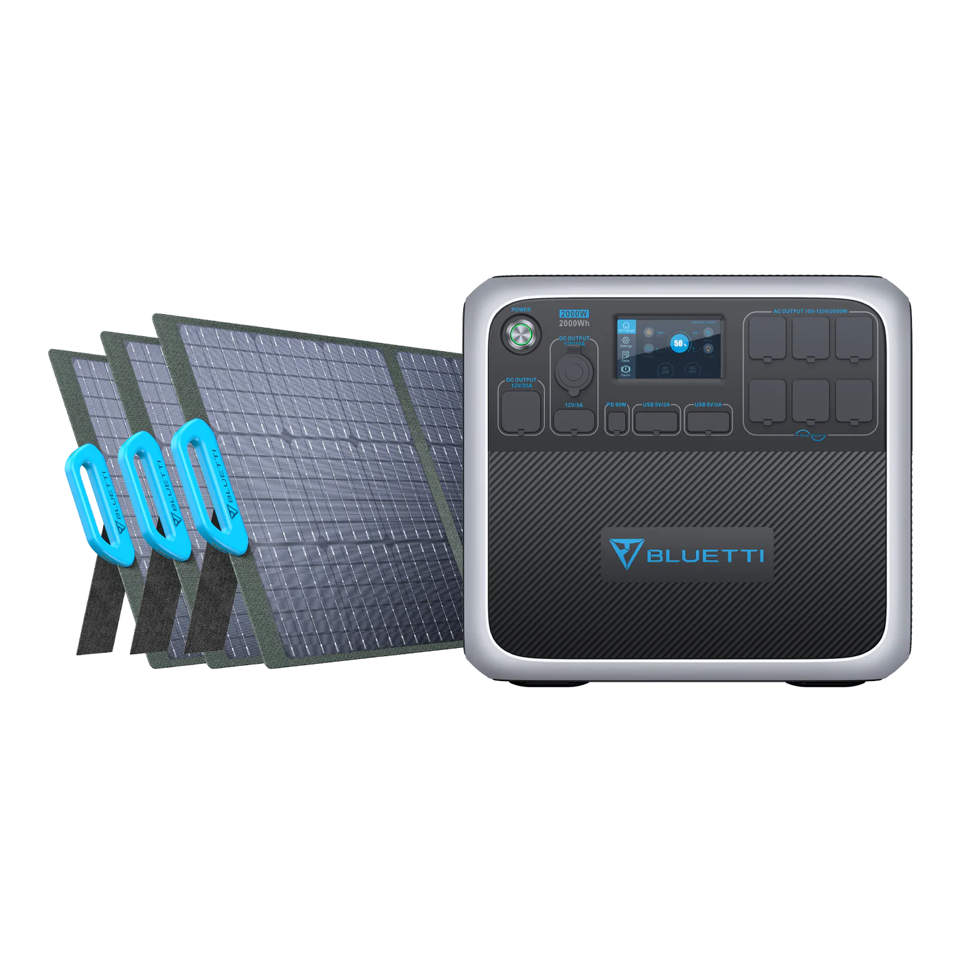 BLUETTI AC200P + 3x PV200 | Solar Generator Kit