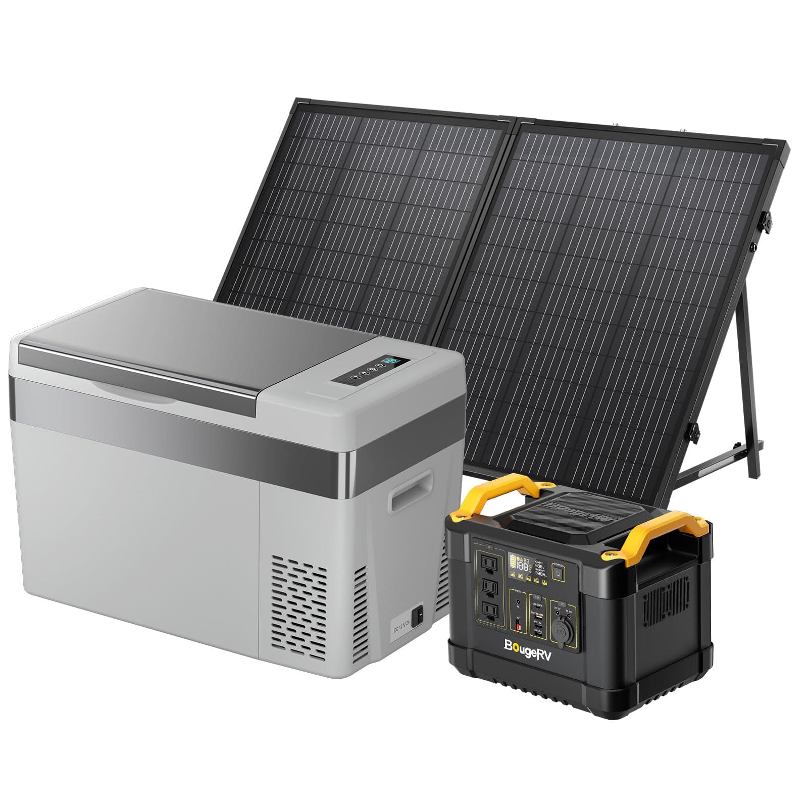 BougeRV  130W Starter Solar Kit For Outdoor Travel