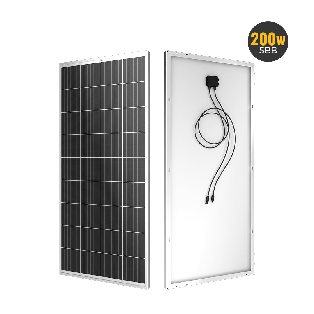 BougeRV | 200W 12V Mono Solar Panel