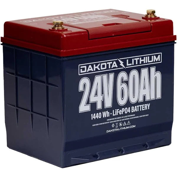 Dakota Lithium | 24V 60Ah Deep Cycle LiFePO4 Battery