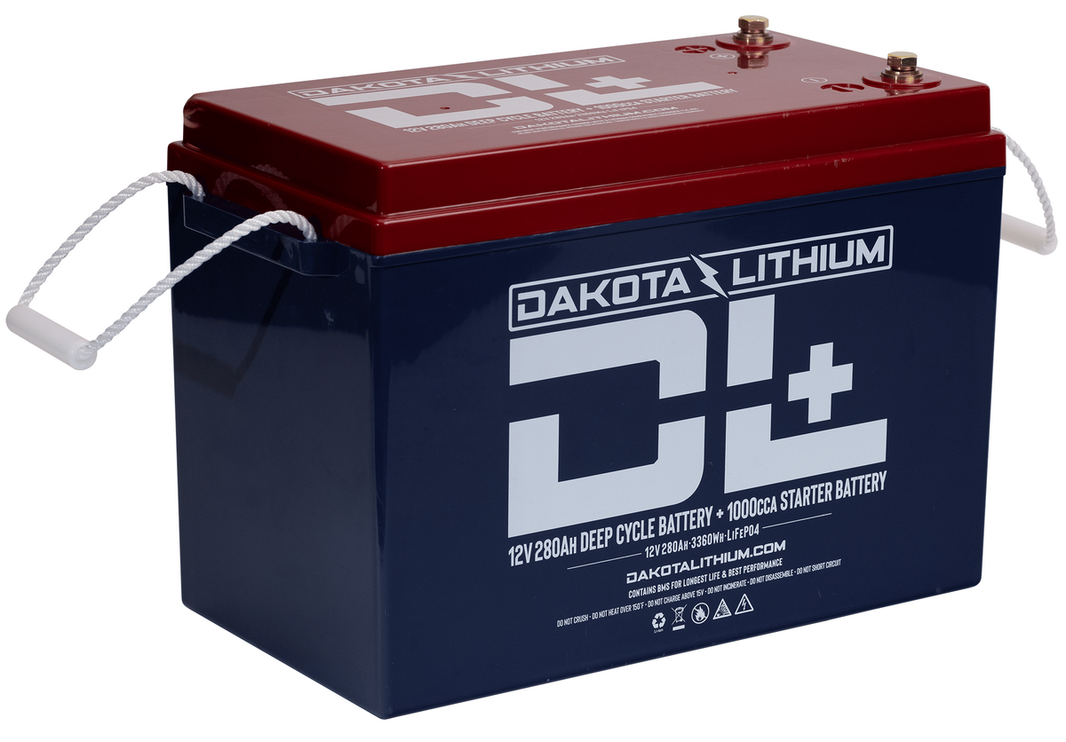 Dakota Lithium | DL+ 12V 280Ah Dual Purpose LiFePO4 Battery