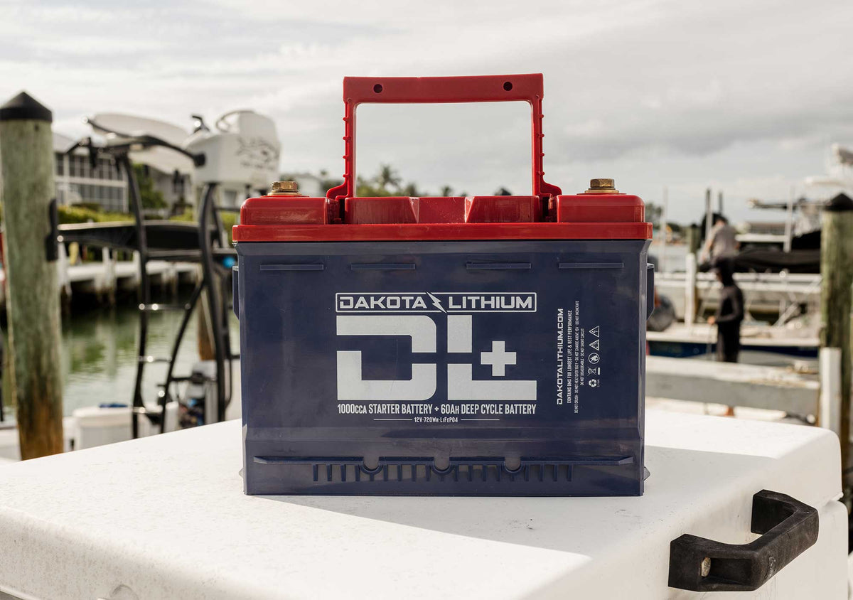 Dakota Lithium | DL+ 12V 60Ah Dual Purpose 1000CCA Starter Battery with Deep Cycle Performance