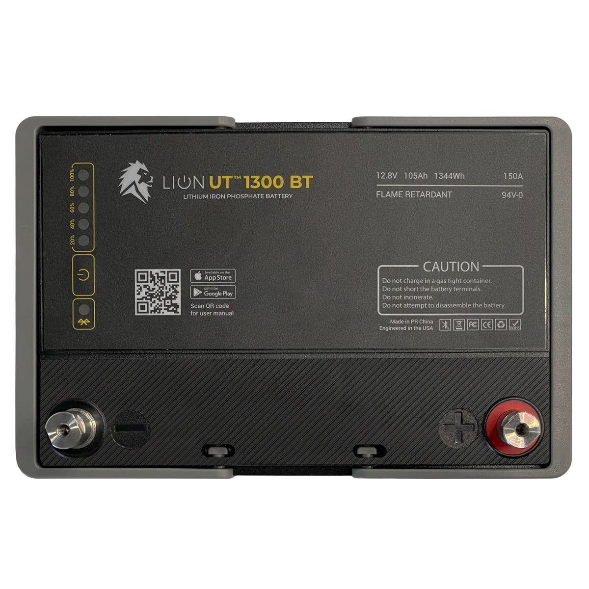 Lion Energy | Safari UT 1300 LiFePO4 Battery (2 Pack)