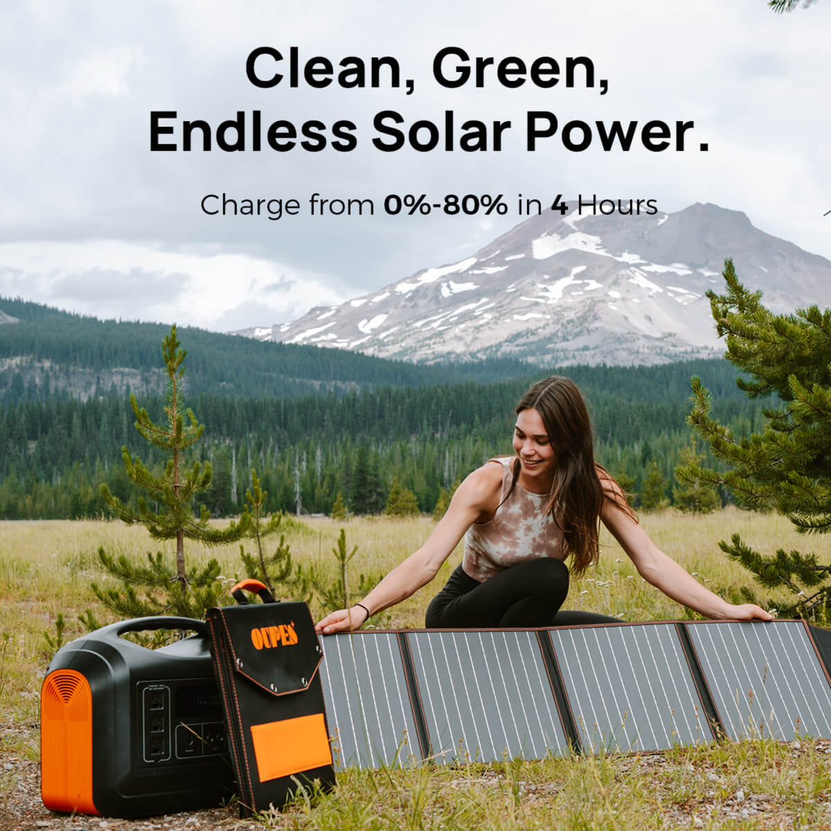 OUPES | 1800 Portable Power Station | 1800W 1488Wh