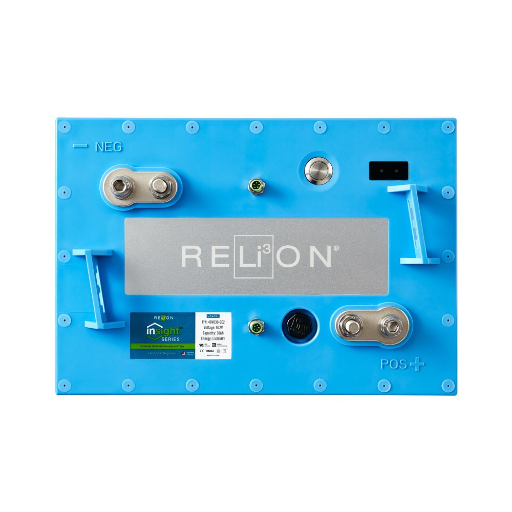 RELiON | InSight 48V Deep Cycle Lithium Battery | 48V 30Ah | GC2