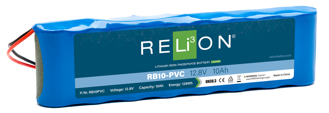 RELiON | RB10-PVC Deep Cycle Lithium Battery | 12V 10Ah