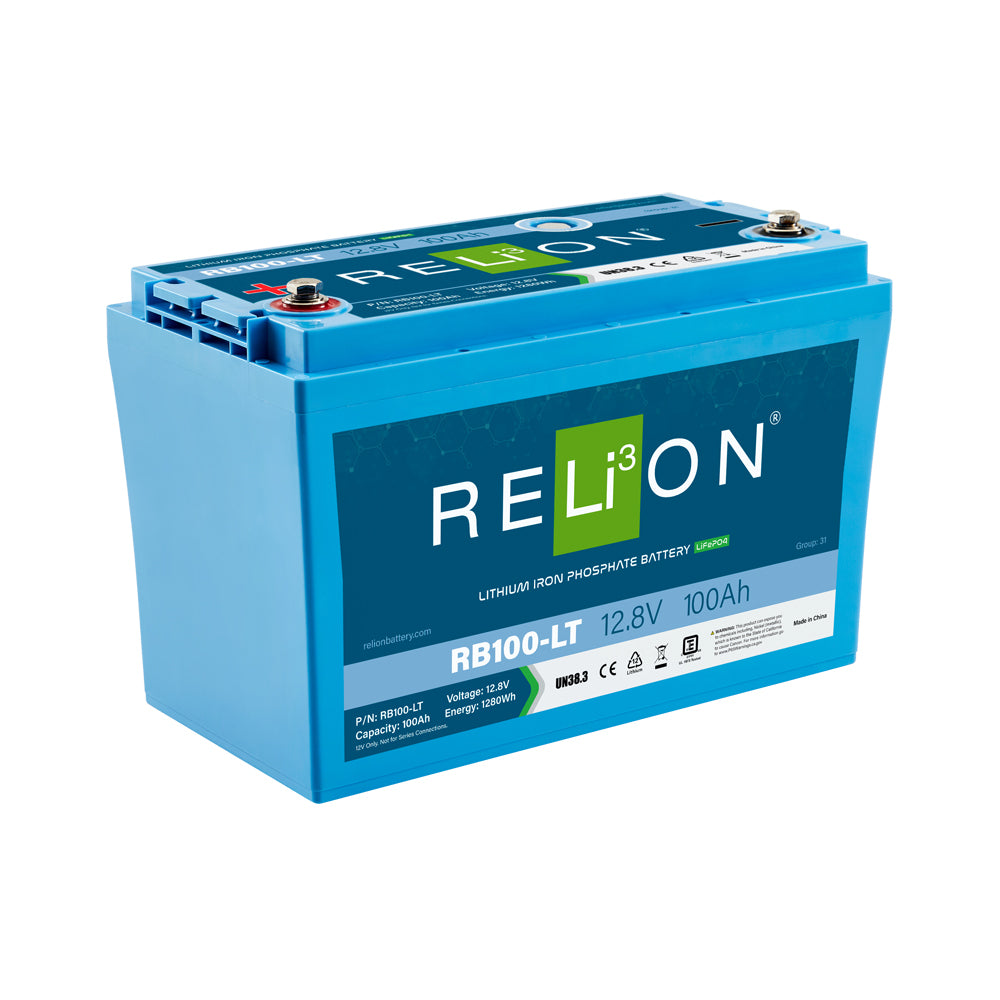 RELiON | RB100-LT Cold Weather Deep Cycle Lithium Battery | 12V 100Ah | Group 31