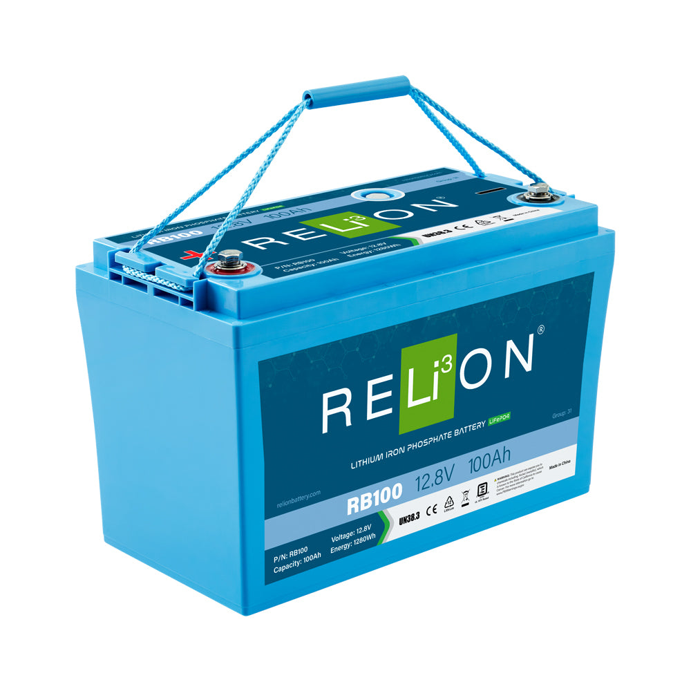RELiON | RB100 Deep Cycle Lithium Battery | 12V 100Ah | Group 31