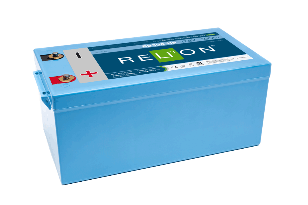 RELiON | RB300-HP Deep Cycle Lithium Battery | 12V 300Ah | Group 8D