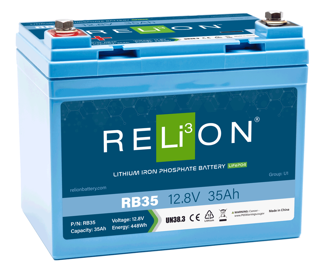 RELiON | RB35 Deep Cycle Lithium Battery | 12V 35Ah