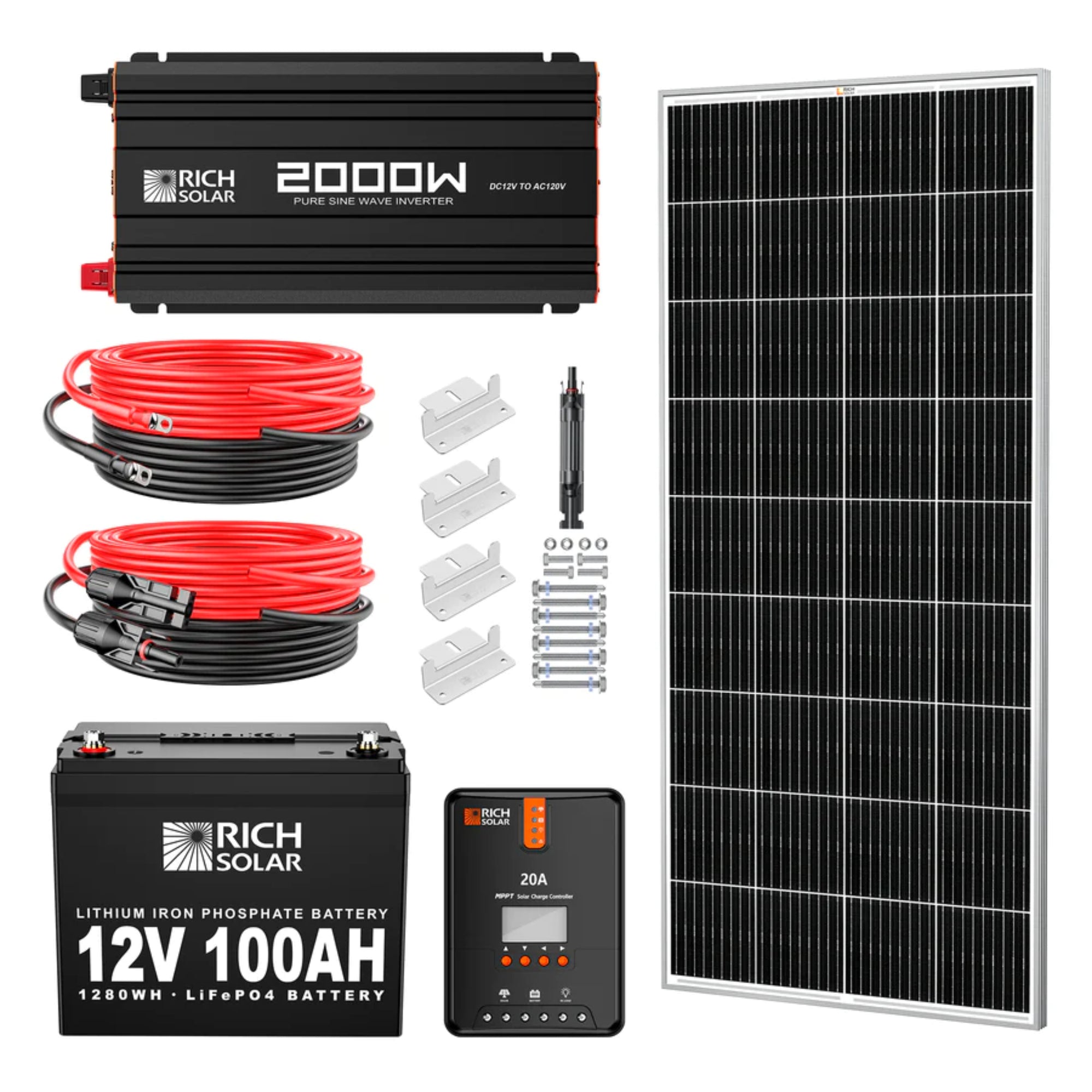 Rich Solar 200W Complete Solar Kit
