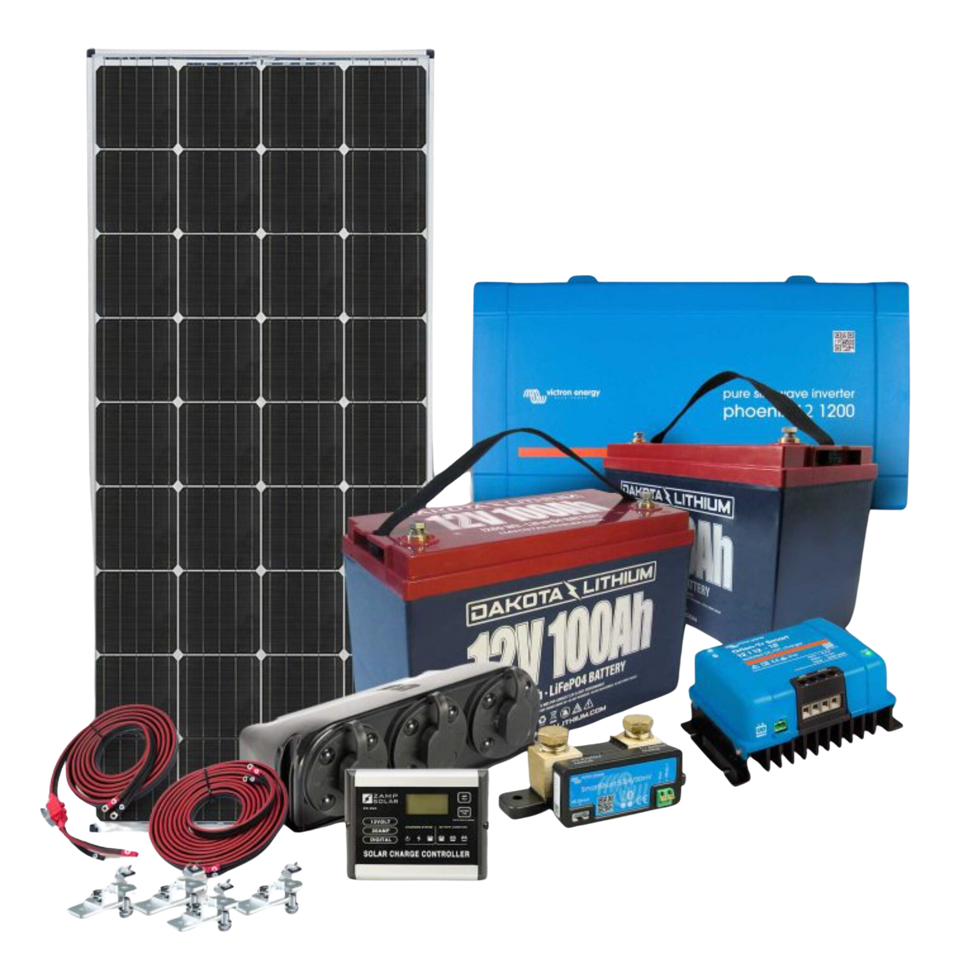 Dakota Lithium & Zamp Solar | 12V 200Ah Off-Grid Power System