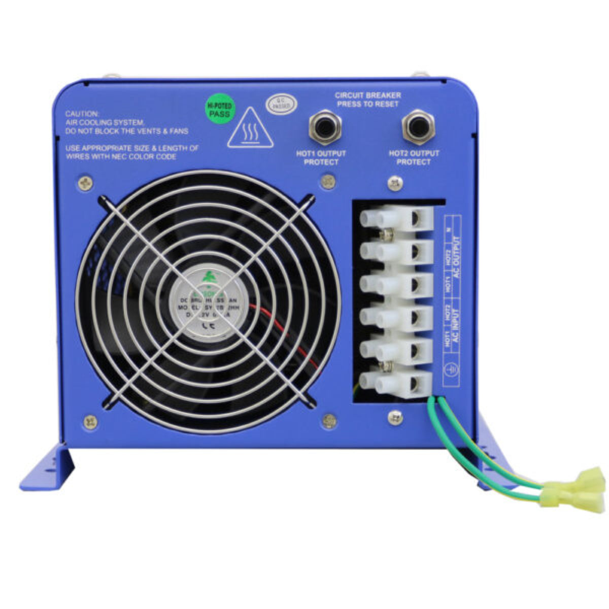 AIMS Power | 6000 Watt Pure Sine Inverter Charger 48Vdc / 240Vac Input &amp; 120/240Vac Split Phase Output