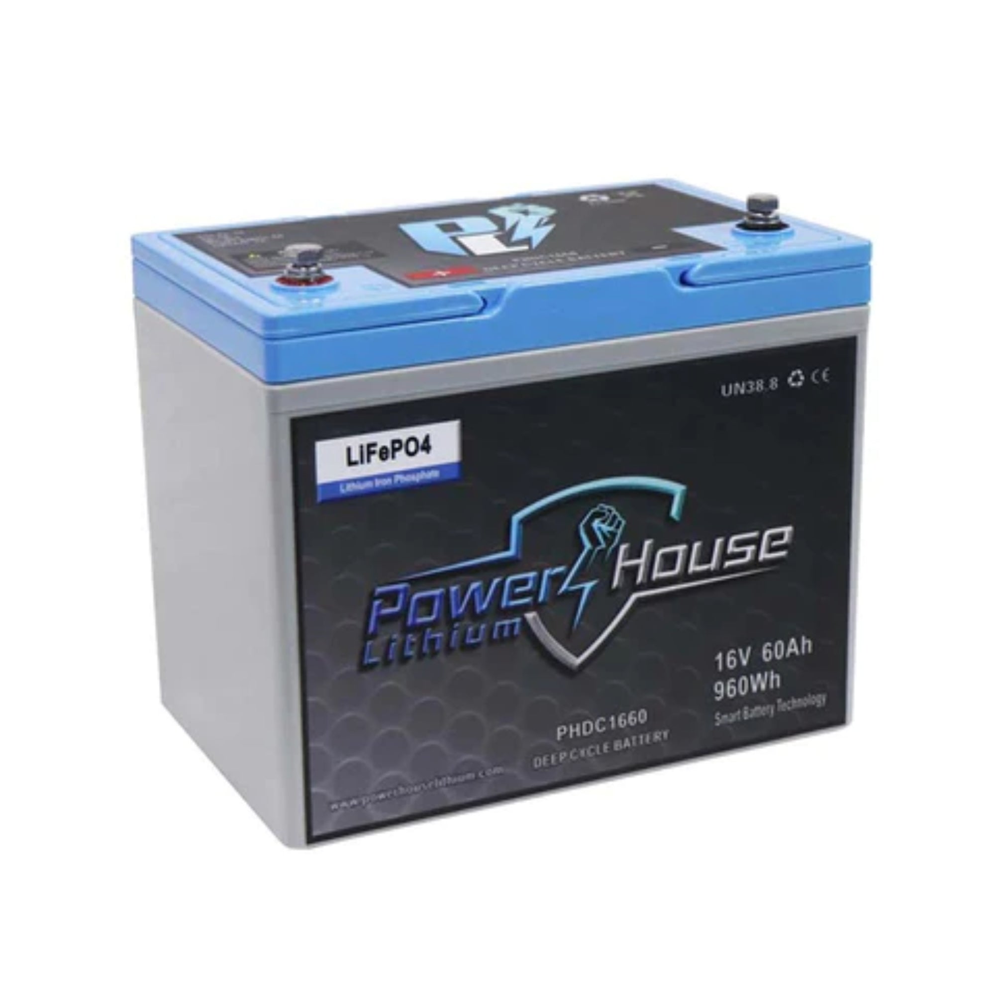 PowerHouse Lithium 16V 60Ah Deep Cycle Battery (3 Devices)