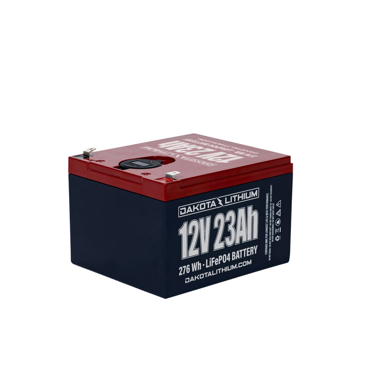 Dakota Lithium | 12V 23Ah Battery with Dual USB Ports &amp; Voltmeter